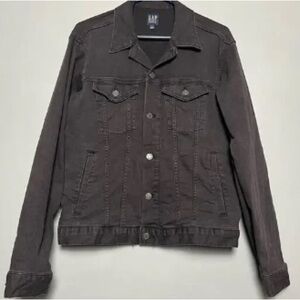 GAP Men's Dark Gray Denim Jacket